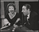 Ruth Gordon and Jules Munshin in the stage production The Good Soup