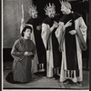 Uta Hagen, Gene Saks, Logan Ramsey and George Ebeling in the 1956 Off-Boadway production of The Good Woman of Setzuan