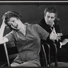 Cara Williams and Sydney Chaplin in rehearsal for the stage production Goodbye, Charlie