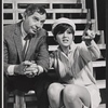 Milton Berle and Brenda Vaccaro in rehearsal for the stage production The Goodbye People