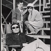 Bob Dishy, Milton Berle, and Brenda Vaccaro in rehearsal for the stage production The Goodbye People