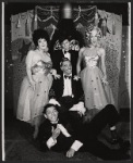 John Neville-Andrews, Sally Willis, Alan Shearman, Ron House and Diz White in the stage production El Grande de Coca Cola