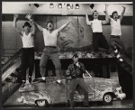 Ray DeMattis, Treat Williams, Frank Piegaro and unidentified others in the stage production Grease