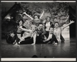 Karen Dille, Mimi Kennedy, Ellen March and unidentified others in the stage production Grease