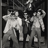 Vincent Otero [left], David Paymer [center] and unidentified others in the tour of stage production Grease
