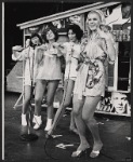 Cynthia Darlow [left], Lorelle Brina [center] and unidentified others in the tour of the stage production Grease