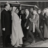 Ellen McCown, Anthony Perkins, and company in the stage production Greenwillow