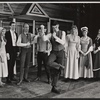 Grover Dale [center] and unidentified others in the stage production Greenwillow