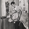 Publicity photo of Anthony Perkins in the stage production Greenwillow