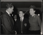 Richard M. Nixon, Robert Levitt Jr. and Ethel Merman in publicity photo for the stage production Gypsy