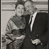 Ethel Merman and John Steinbeck in publicity photo for the stage production Gypsy