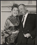 Ethel Merman and John Steinbeck in publicity photo for the stage production Gypsy