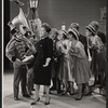 Ethel Merman and unidentified others in publicity photo for the stage production Gypsy