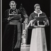 Louis Zorich and Alec McCowen in the stage production Hadrian VII