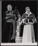 Louis Zorich and Alec McCowen in the stage production Hadrian VII