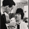 John Cleese and Charlotte Rae in rehearsal for the stage production Half a Sixpence