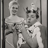 Audre Johnston and Dom DeLuise in the stage production Half-Past Wednesday