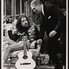 Sam Waterston and Anthony Quayle in the stage production Halfway Up the Tree