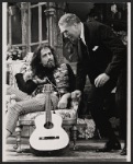 Sam Waterston and Anthony Quayle in the stage production Halfway Up the Tree