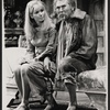 Hanne Bork and Anthony Quayle in the stage production Halfway Up the Tree