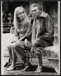 Hanne Bork and Anthony Quayle in the stage production Halfway Up the Tree