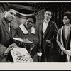 Billy Dee Williams, Lillian Hayman, Allen Case, and Leslie Uggams in the stage production Hallelujah, Baby!