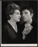 Eileen Herlie and Richard Burton in the stage production Hamlet