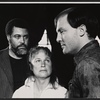 James Earl Jones, Colleen Dewhurst, and Stacy Keach in rehearsal for the Shakespeare in the Park stage production Hamlet