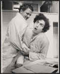 Charles Durning and Lewis J. Stadlen in the stage production The Happiness Cage