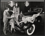 Pat Harrington, Hilda Brawner, Phoebe Dorin and unidentified [left] in the stage production Happiness is Just a Little Thing Called a Rolls-Royce