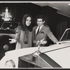 Hilda Brawner and Pat Harrington in publicity for the stage production Happiness Is Just a Little Thing Called a Rolls Royce