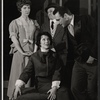 Barbara Perry, Marguerite Piazza and unidentified others in the stage production Happy as Larry