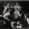 Marguerite Piazza and unidentified others in the stage production Happy as Larry