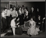 Marguerite Piazza, Barbara Perry [center] and unidentified others in the stage production Happy as Larry