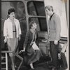Ethel Merman, Mary Finney, and Fernando Lamas in the stage production Happy Hunting