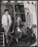Ethel Merman, Mary Finney, and Fernando Lamas in the stage production Happy Hunting