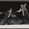 Mike Rupert and Robert Goulet in the stage production The Happy Time