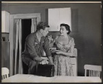 Paul Langton and Linda Darnell in the stage production Harbor Lights