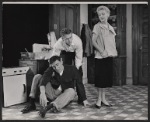 Harry Guardino, Steve McQueen and Vivian Blaine in the stage production A Hatful of Rain