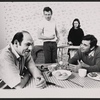 Herschel Bernardi, Michael Parks, Sandy Dennis and Peter Falk in the television production A Hatful of Rain