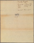Letter to Governor Tryon [New York]