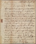 Letter to Capt. Zebulon Butler, Hartford