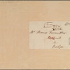 Letter to Thomas Fairweather, Boston