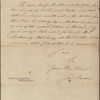 Letter to Gov. William Livingston, Burlington