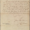 Letter to Gov. William Livingston, Burlington