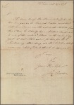 Letter to Gov. William Livingston, Burlington