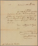 Letter to F. Barbé de Marbois