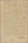 Letter to [Thomas Rodney, Dover.]