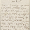 Autograph letter signed to Lord Byron, 17 January 1817