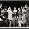 Larry Kert [center] and ensemble in the stage production Company